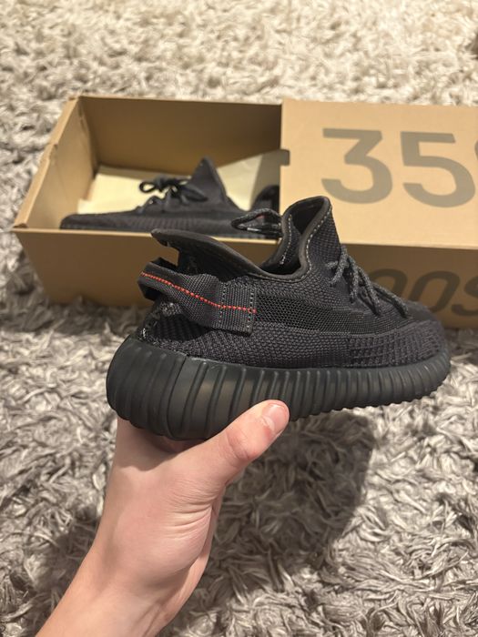 Yeezy 350 black reflective