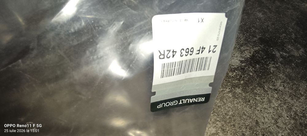 Grila activa cu motoras ghidaj aer Dacia Logan 3 Sandero 3 Jogger cod produs: 214F66342R