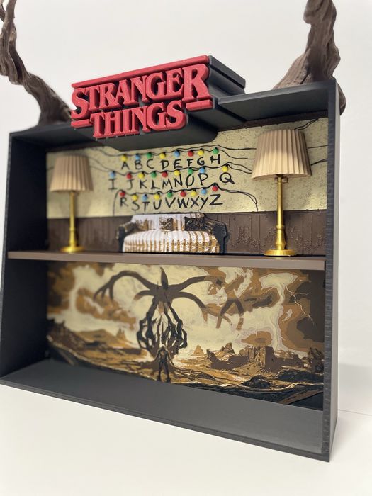 Suport etajera stand figurine stranger things kinder will