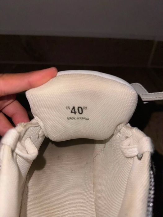 papuci off white crystal
