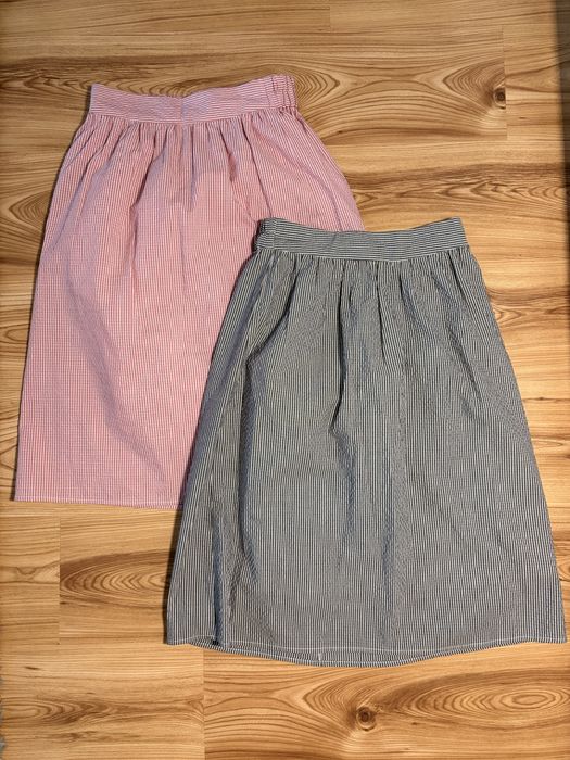 Fuste vero moda , marime XS , roz si albastru