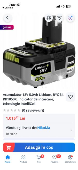 Acumulator Lithium+ 18V ONE+™ - 5,0 Ah