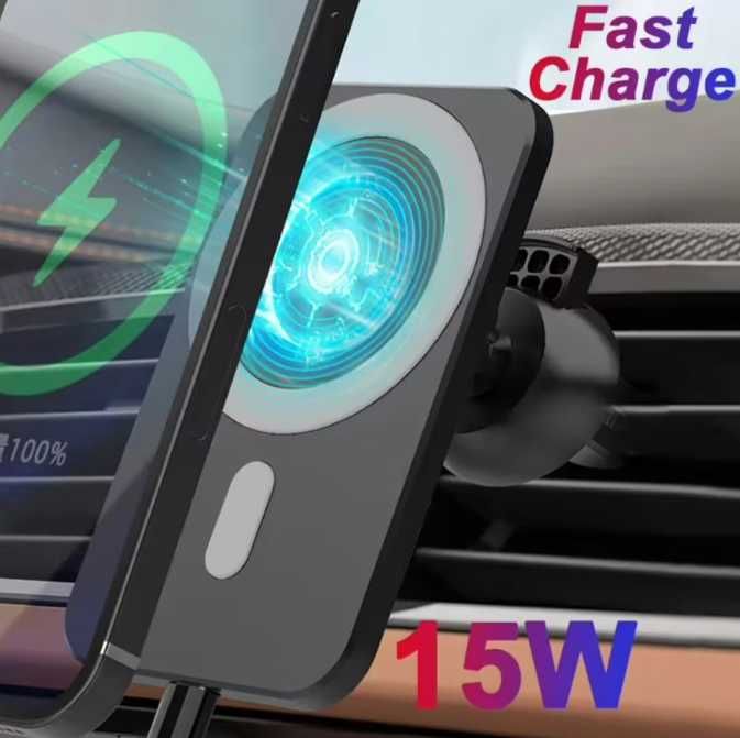 Suport auto MagSafe iPhone - Incarcare Wireless