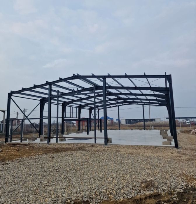 Vând Hală Metalică completă la gata demontabilă pe șuruburi, asigurăm