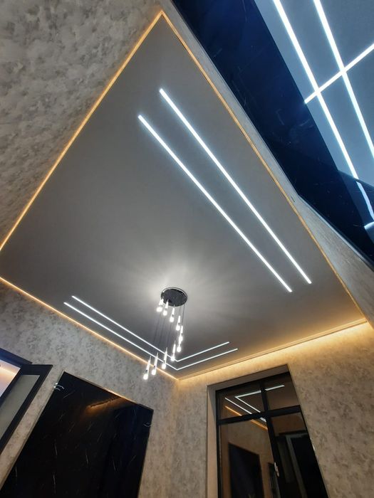 Натяжные потолки хорошего качества акция от 1200тг кв/м