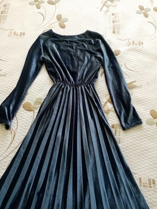 Платье женское велюр