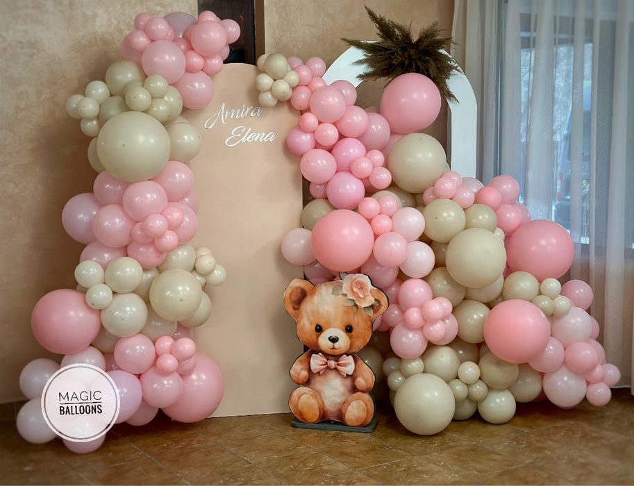 Decor baloane botez/nunta/aniversari