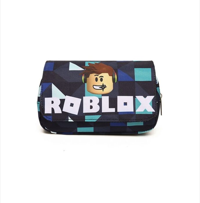 Penar Roblox, 2 Compartimente, Multicolor, Material Ecologic, 20x10x7.5cm