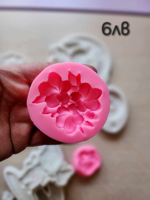 Силиконови молдове, форма, калъп за восък, гипс, сапун