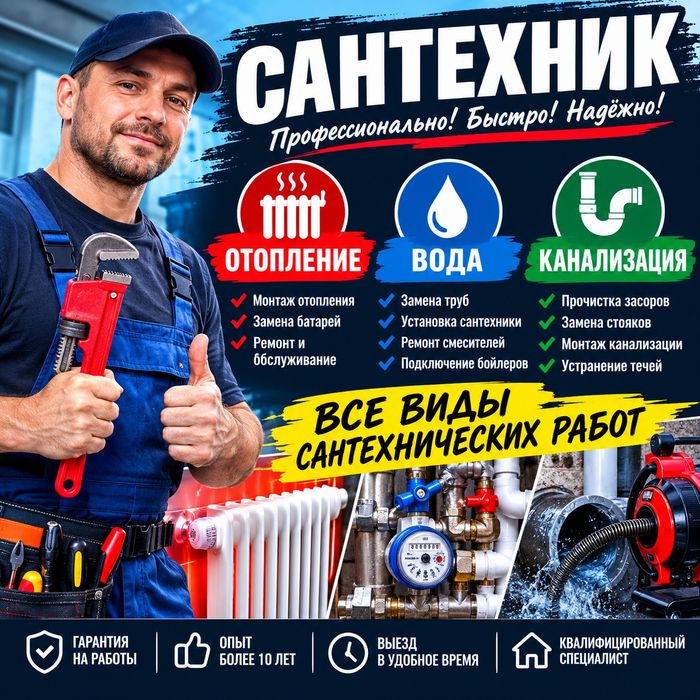 Услуги сантехника