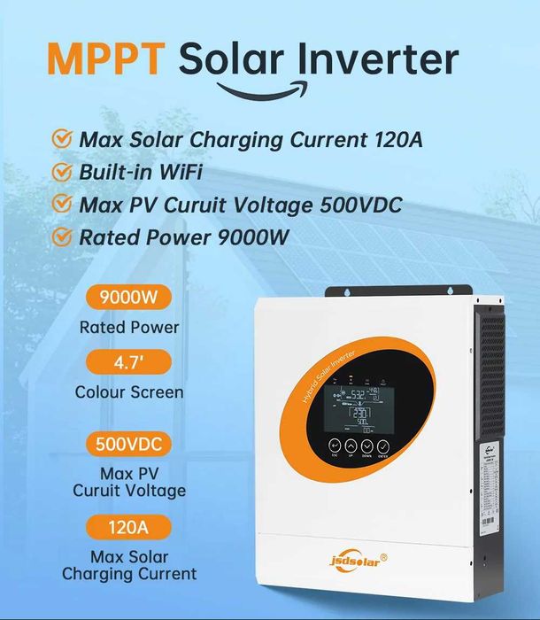 Invertor 6.5kw /9kw mppt /48v