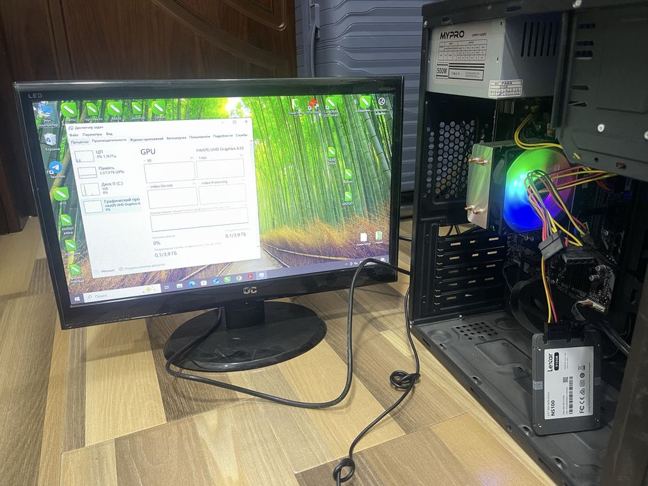 продаю офиный пк на i3 9100