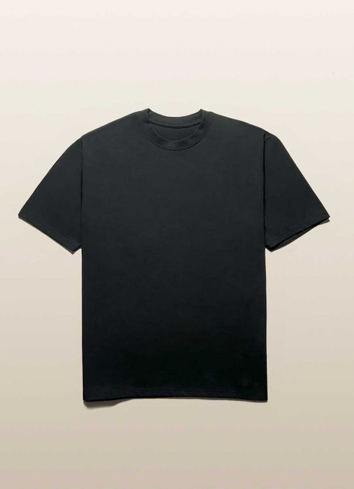 Tricou negru Lichidare stock blank-uri oversize premium