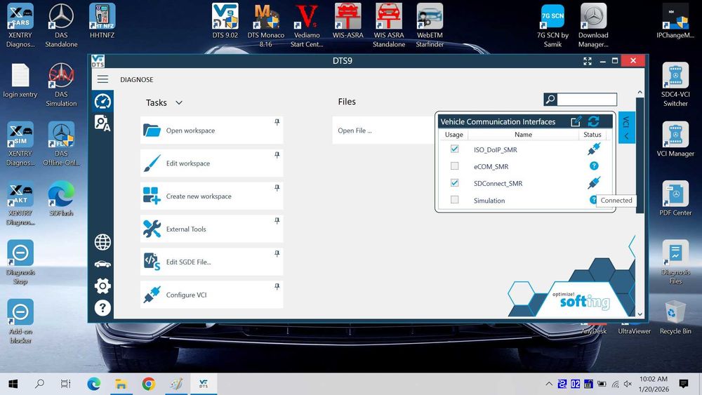 SSD 512Gb cu Xentry Cars Trucks 12.2025 DTS Vediamo WIS-ASRA 2021 EPC Starfinder