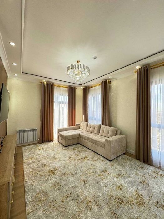 Mebel va texnika bilan jihozlangan 3 xonali Charx Novza`