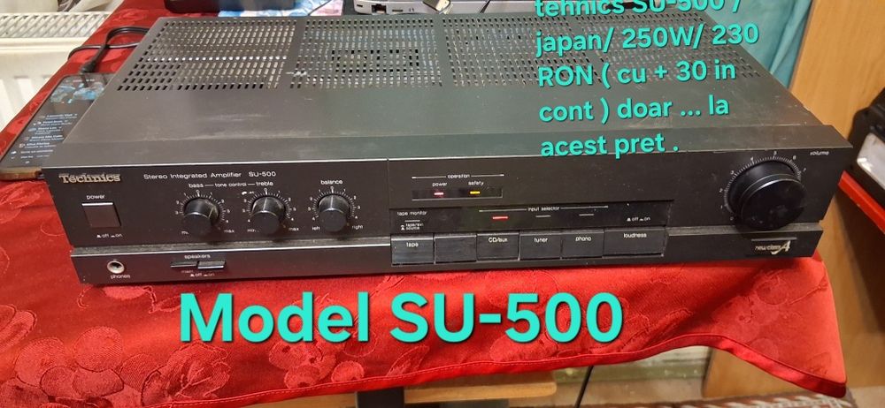 statie linie stereo technics 250W si sau boxe Universum-birou