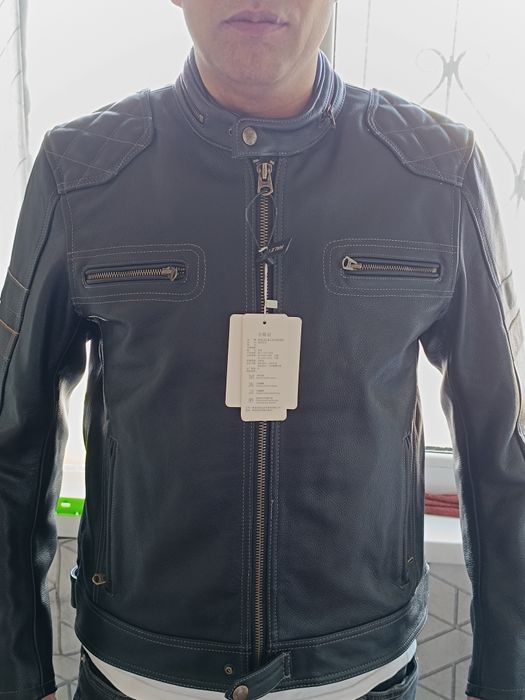 Кожаная куртка качество премиум!