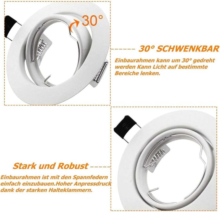 Set 30 spoturi incastrate