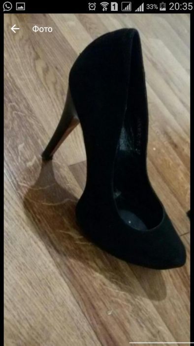 Туфли замшевые натуральный