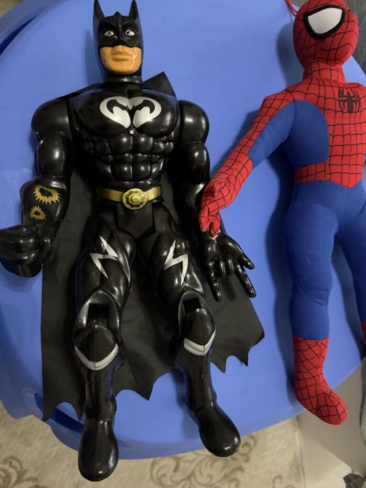 Големи детски играчки Спайдърмен-46 см Батман-43см