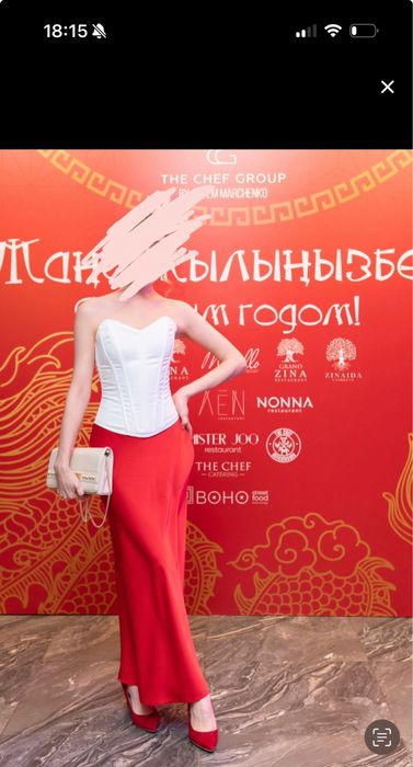 Атласная юбка Lichi