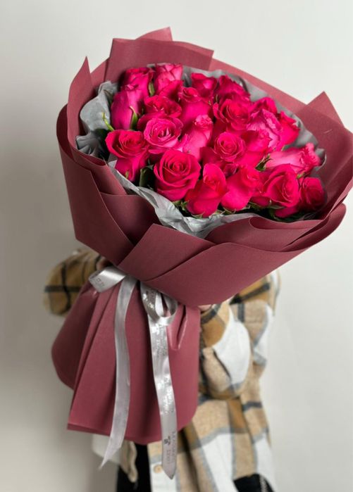 Роза подарок 27 штук цветы подарок