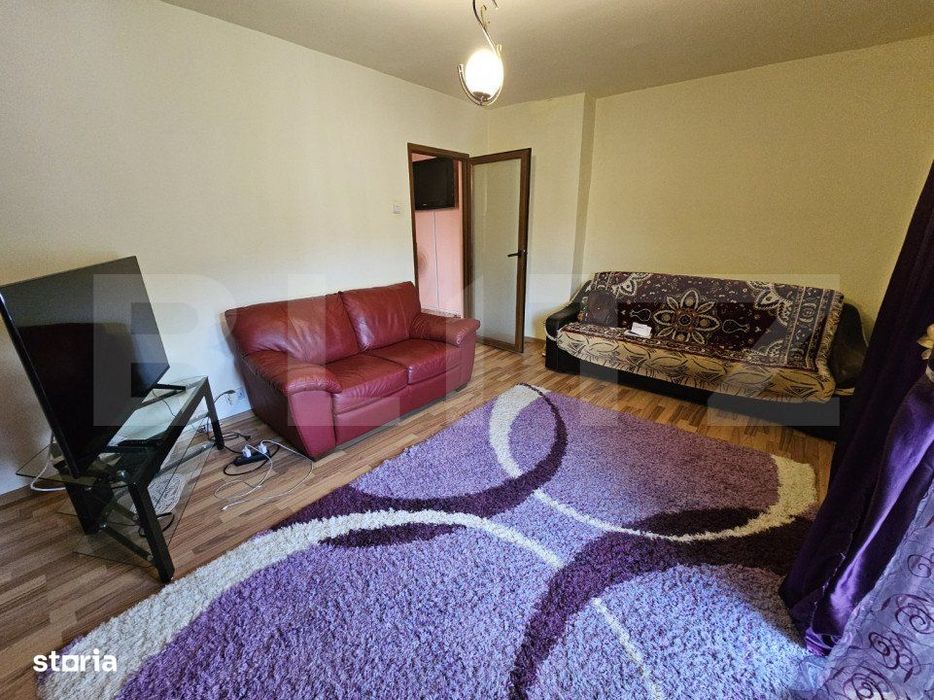 Apartament de 2 camere decomandat, 49mp etaj intermediar zona Baciu