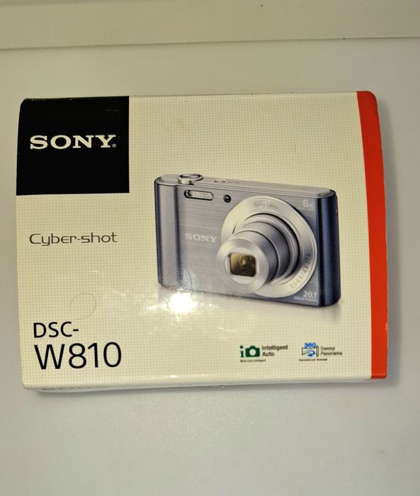 Sony Cyber-shot DSC-W810 (Розов) – Компактен дигитален фотоапарат, камера. Пълен комплект и състояние КАТО НОВО