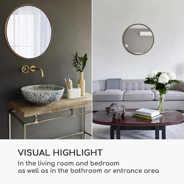 Klarstein Fournier Стенно огледало Ø 58,8 см