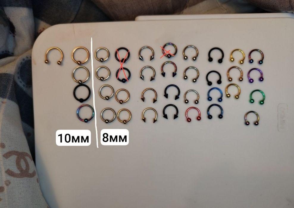 Пирсинг, серьги для пирсинга, серьга в нос, септум