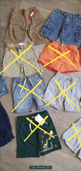 Lot pantaloni scurti 92 si 98/104 (2 - 3 ani), Zara, H&M, Adidas, Next