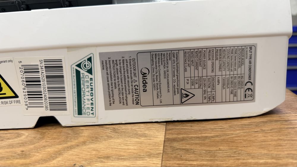 Midea 12000btu invertor