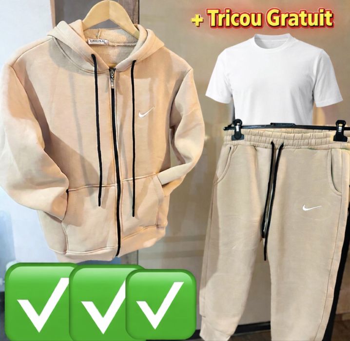 Compleu Nike Bumbac Vatuit 100%  (S M L XL XXL) + *TRICOU GRATUIT*
