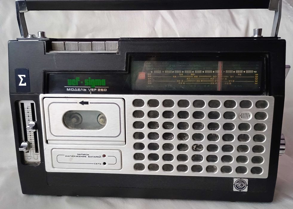 Radio casetofon VEF SIGMA 260
