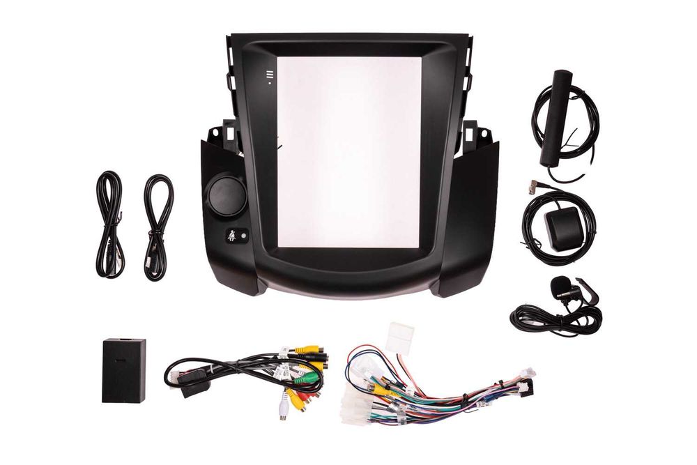 Navigatie Toyota Rav 4 Tip Tesla Ecran Vertical Android 14 Carplay Wireless Android Auto + Camera