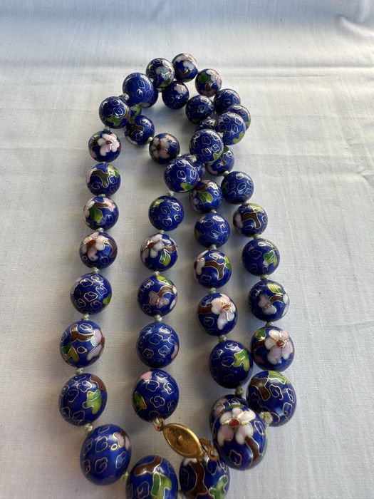 Colier vintage Cloisonne