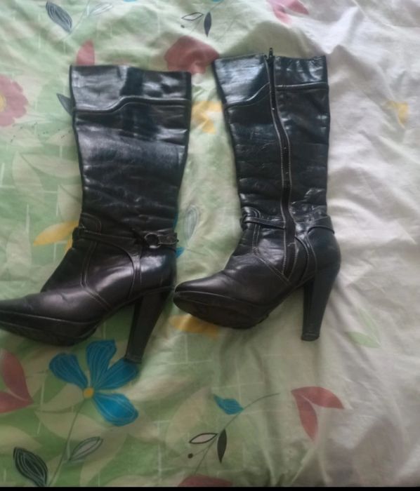 Cizme din piele oferta in descriere
