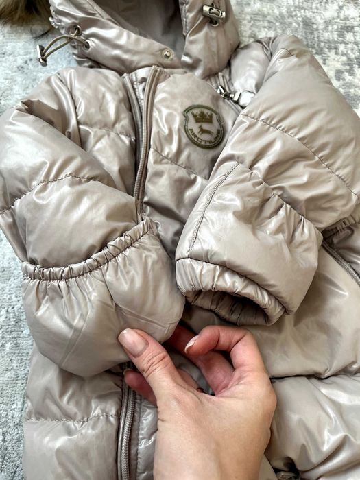 Детский комбинезон ArctiLine. Пуховый. Мех - Енот. Трансформер