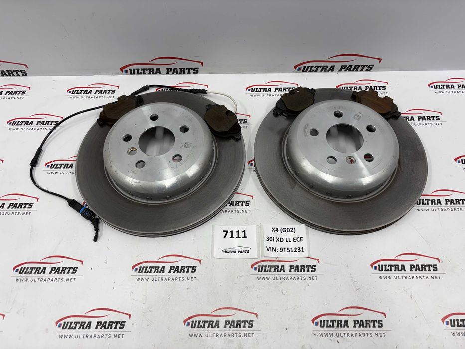 Задни Дискове С Накладки За БМВ 3 Г20 4 Г22 5 Г30 7 Г11 Х3 Г01 BMW 3 G20 4 G22 5 G30 7 G11 X3 G01