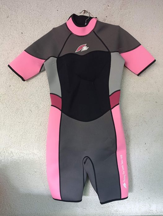 Costum neopren scurt f2 dama sporturi de apa nautice surf caiac inot