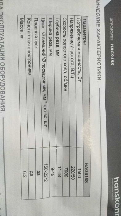 Штраборез новый. Уценка.