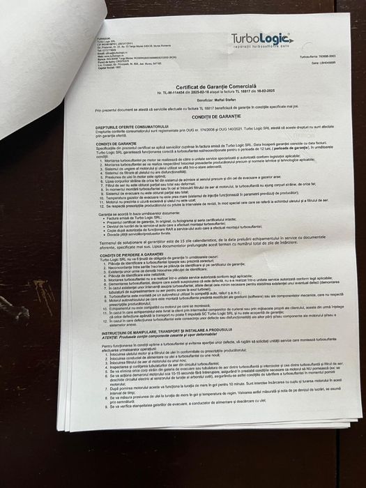 Vand turbo VW T5 2,5 tdi BNZ