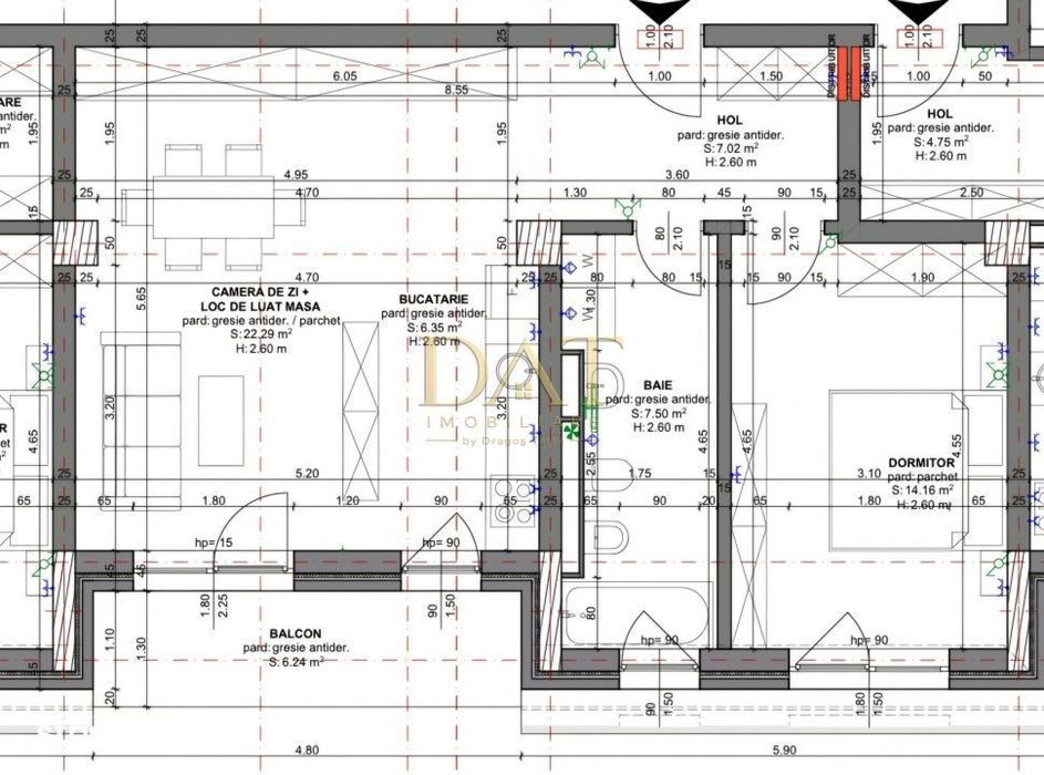 Apartament 2 camere | 57 mp | cu Panorama | Beta residence — fotografia 3