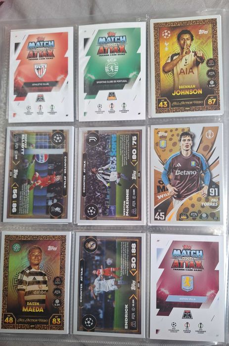 Topps match attax футболни карти