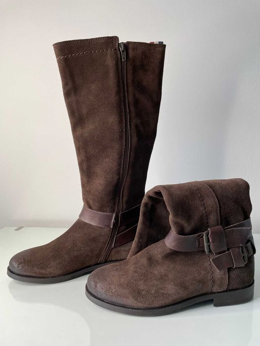 Cizme NOI piele întoarsă Tommy Hilfiger 36