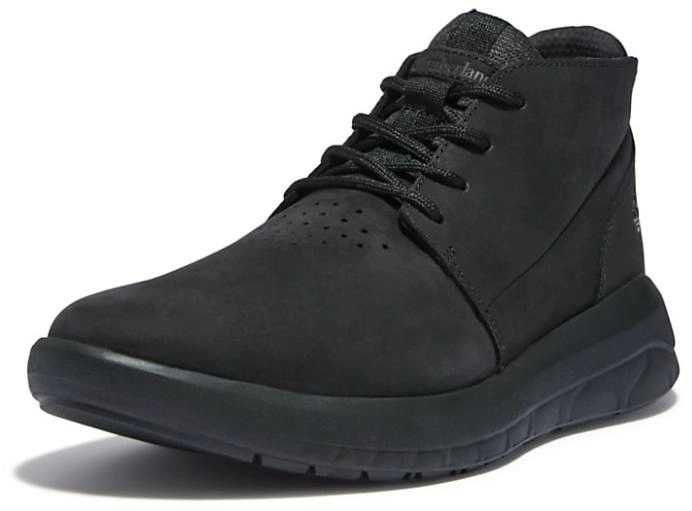 Timberland, Ghete din piele Bradstreet Ultra Chukka, Negru, 41