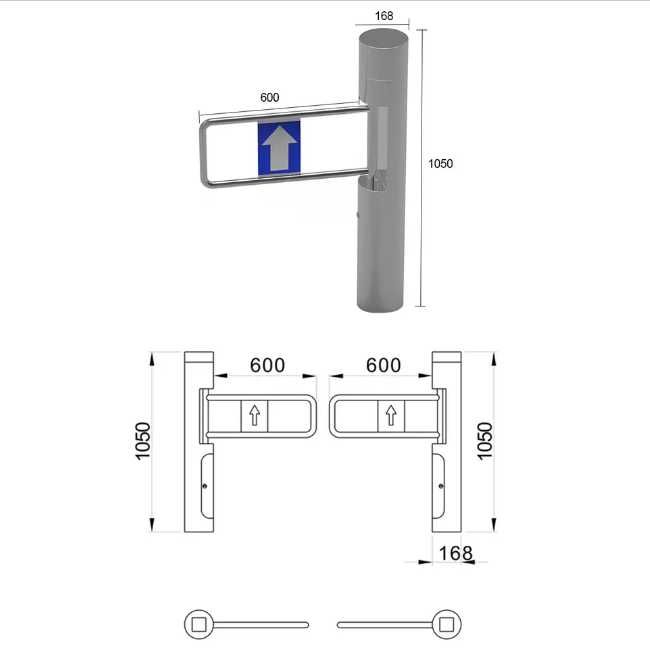 Калитка для магазина супермаркета проходных/Supermarket uchun darvoza