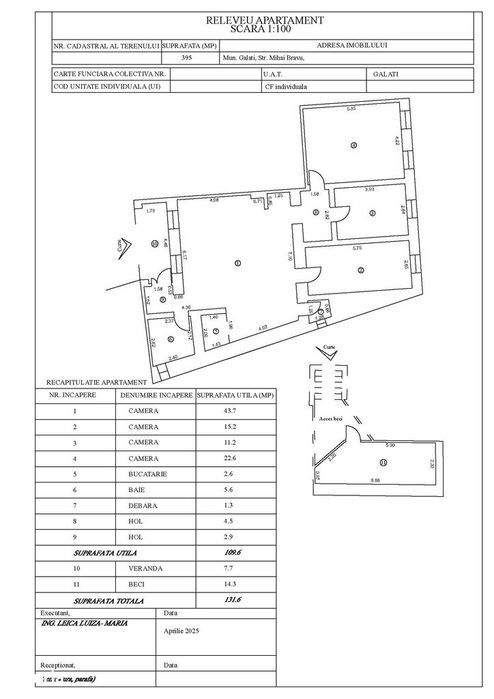 Apartament 4 camere, garaj,beci,ultracentral
