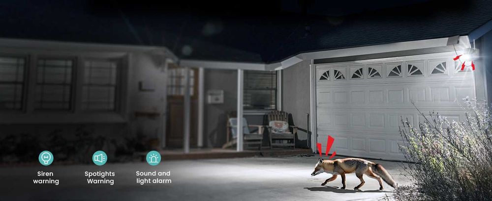 BOIFUN  DQ201 Безжична външна камера със Соларен панел