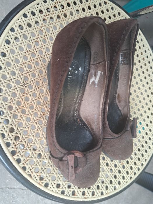 Pantofi piele întoarsă